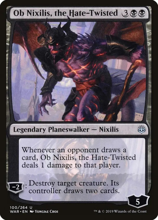 Ob Nixilis the Hate-Twisted [War of the Spark] - MTG Single