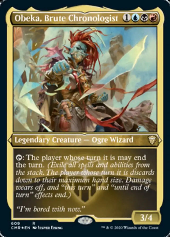 Obeka Brute Chronologist (Etched) [Commander Legends] - MTG Single