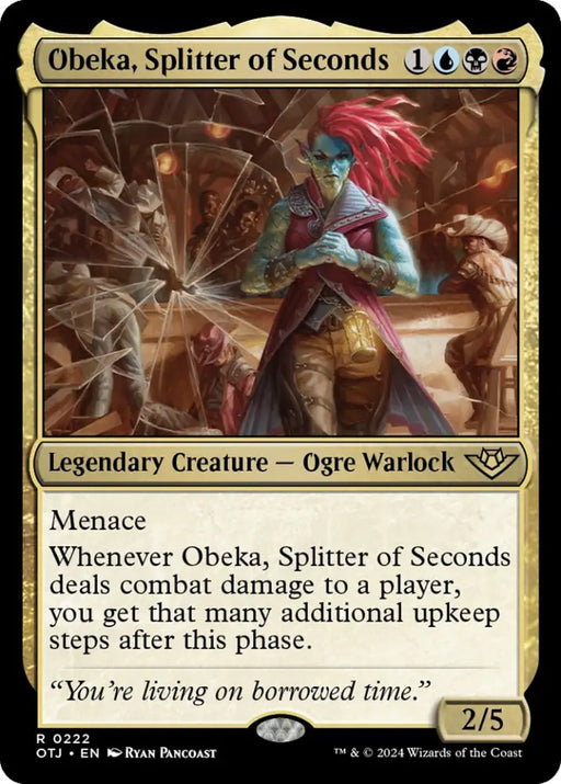 Obeka Splitter of Seconds [Outlaws of Thunder Junction] - MTG Single