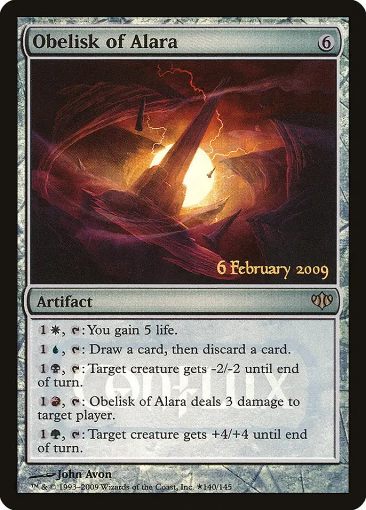 Obelisk of Alara (Launch) [Conflux Promos] - MTG Single
