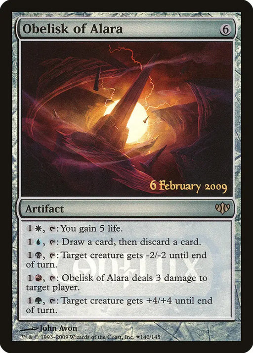 Obelisk of Alara (Launch) [Conflux Promos] - MTG Single