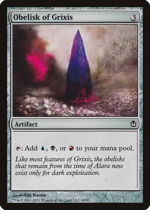 Obelisk of Grixis [Duel Decks: Ajani vs. Nicol Bolas] - MTG Single