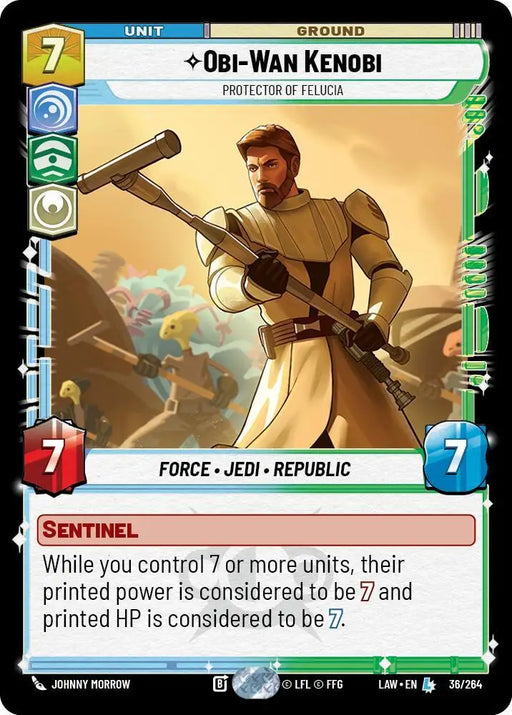 Obi-Wan Kenobi - Protector of Felucia (36/264) [A Lawless Time]