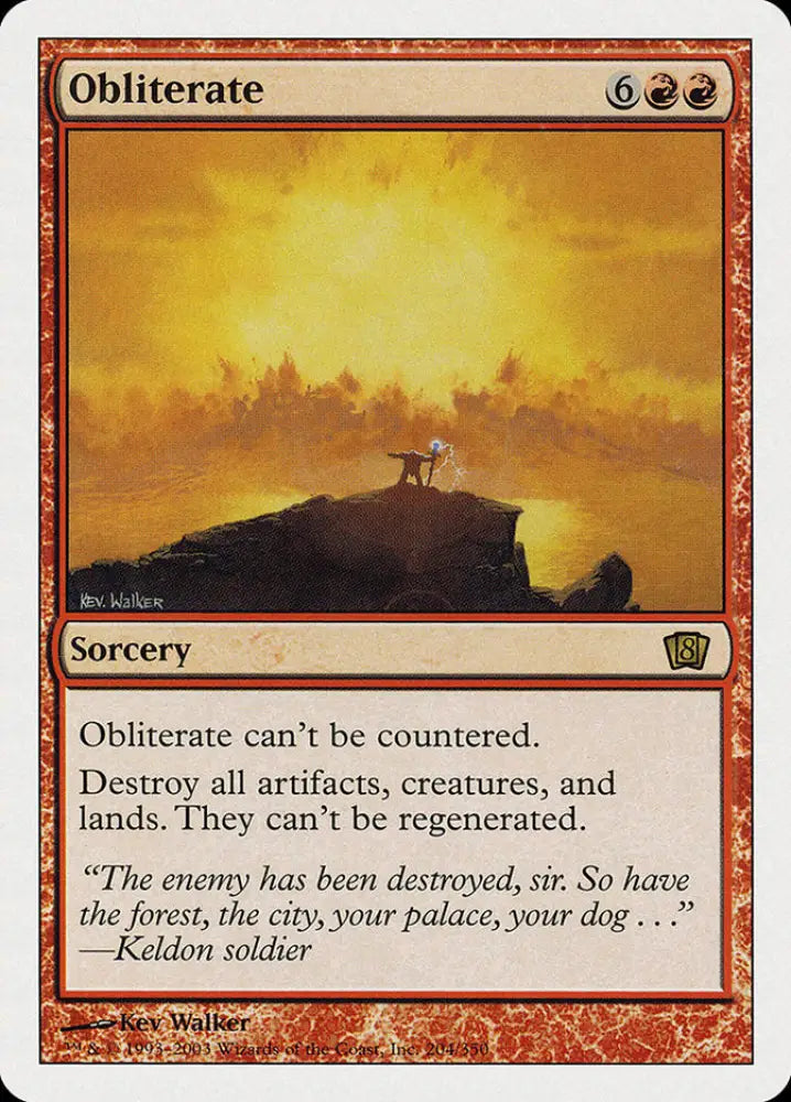 Obliterate (204) [Eighth Edition] - MTG Single