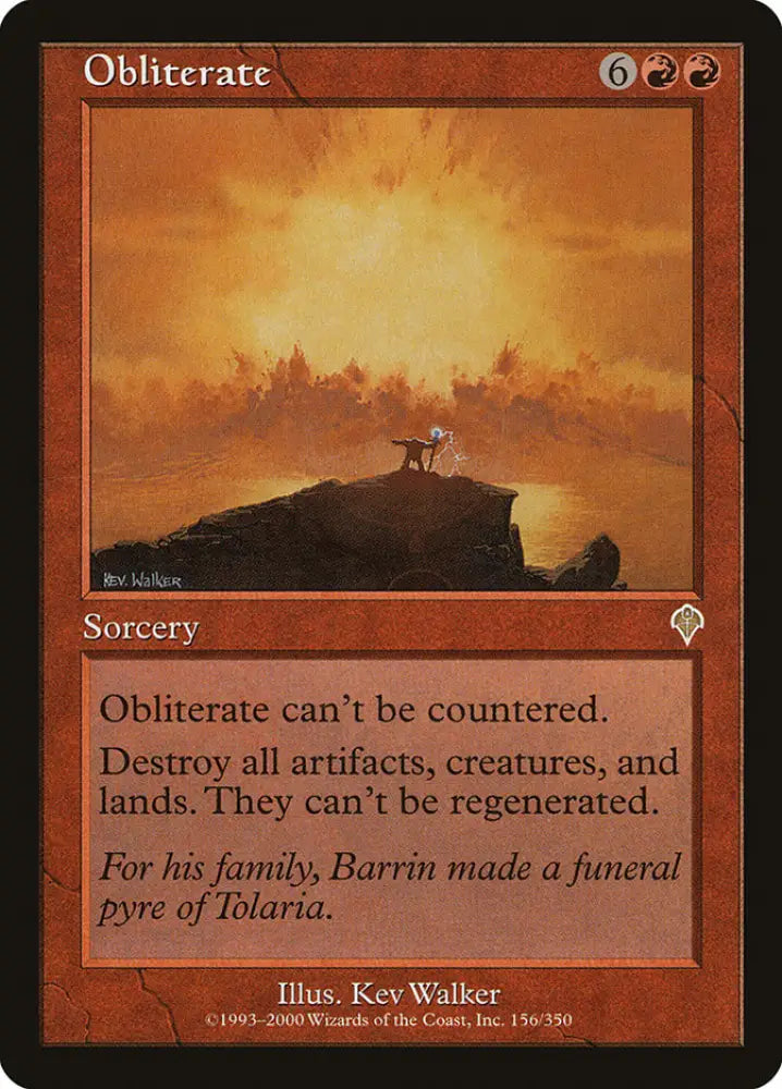 Obliterate [Invasion] - MTG Single