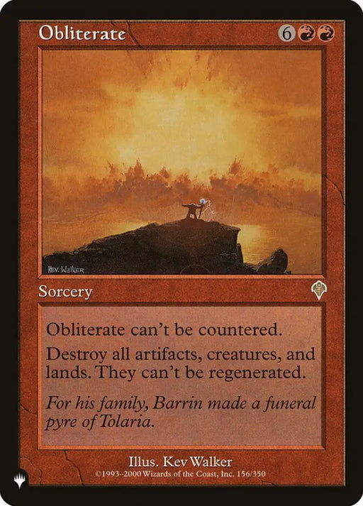 Obliterate [The List] - MTG Single