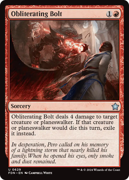 Obliterating Bolt [Foundations] - MTG Single
