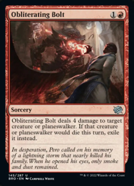 Obliterating Bolt [The Brothers’ War] - MTG Single