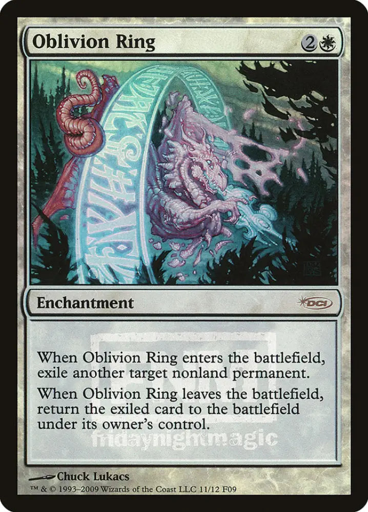 Oblivion Ring [Friday Night Magic 2009] - MTG Single