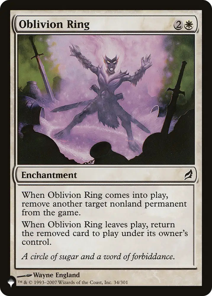 Oblivion Ring [The List] - MTG Single