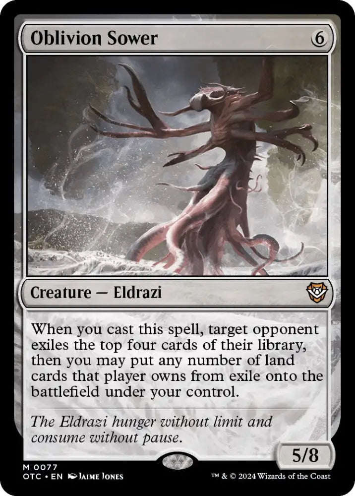 Oblivion Sower [Outlaws of Thunder Junction Commander] - MTG Single