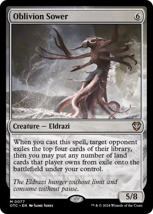 Oblivion Sower [Outlaws of Thunder Junction Commander] - MTG Single