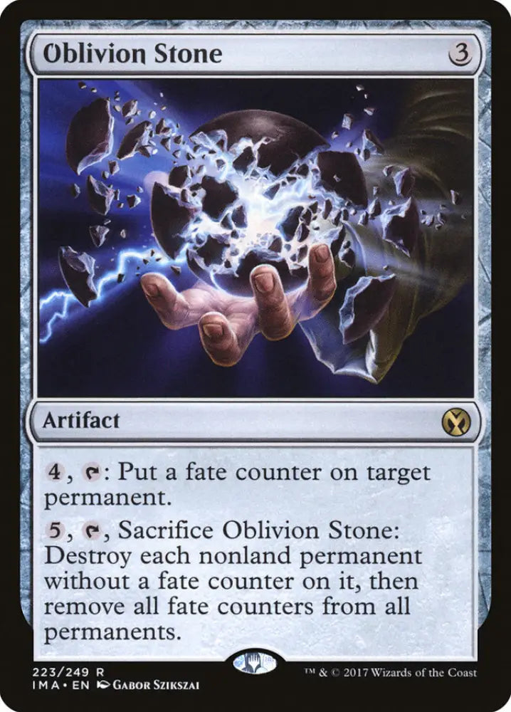Oblivion Stone [Iconic Masters] - MTG Single