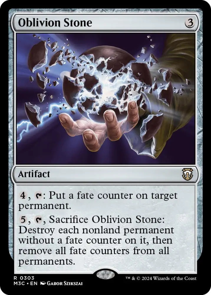 Oblivion Stone [Modern Horizons 3 Commander] - MTG Single