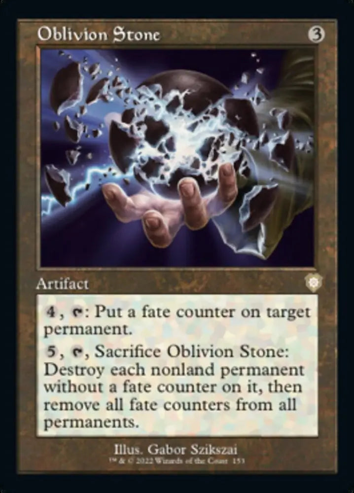 Oblivion Stone (Retro) [The Brothers’ War Commander] - MTG Single