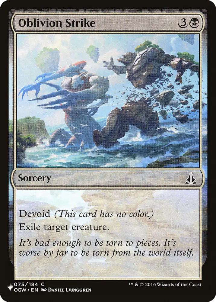 Oblivion Strike [The List] - MTG Single