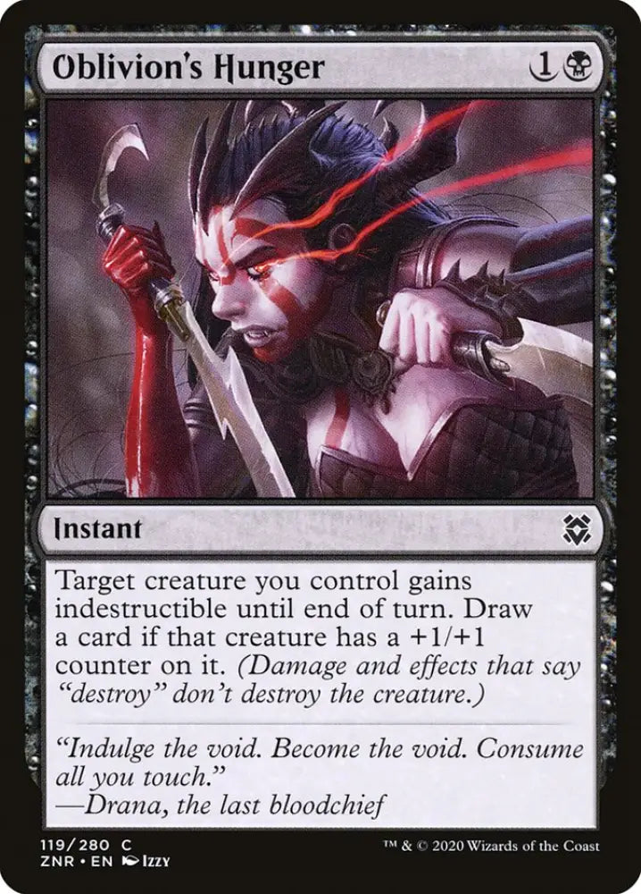 Oblivion’s Hunger [Zendikar Rising] - MTG Single