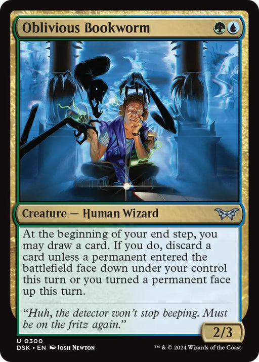 Oblivious Bookworm (0300) [Duskmourn: House of Horror] - MTG Single