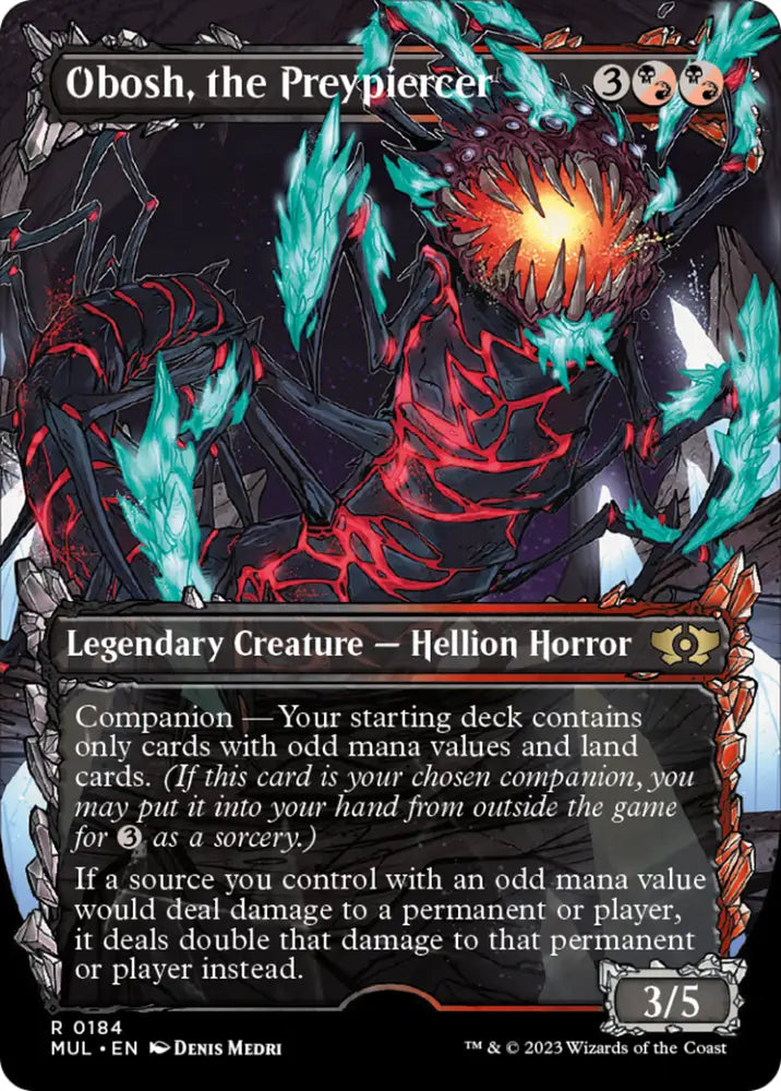 Obosh the Preypiercer (Halo Foil) [Multiverse Legends] - MTG Single