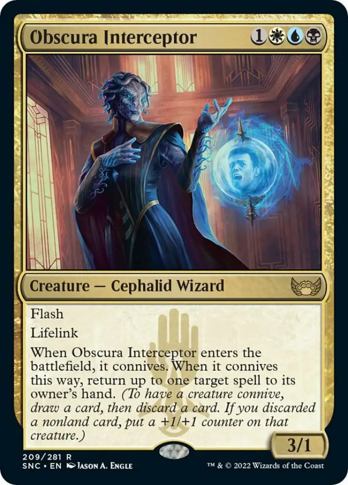 Obscura Interceptor [Streets of New Capenna] - MTG Single