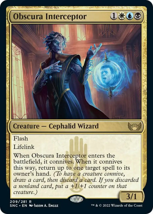 Obscura Interceptor [Streets of New Capenna] - MTG Single