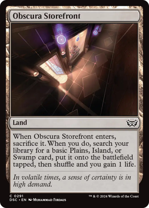 Obscura Storefront [Duskmourn: House of Horror Commander] - MTG Single