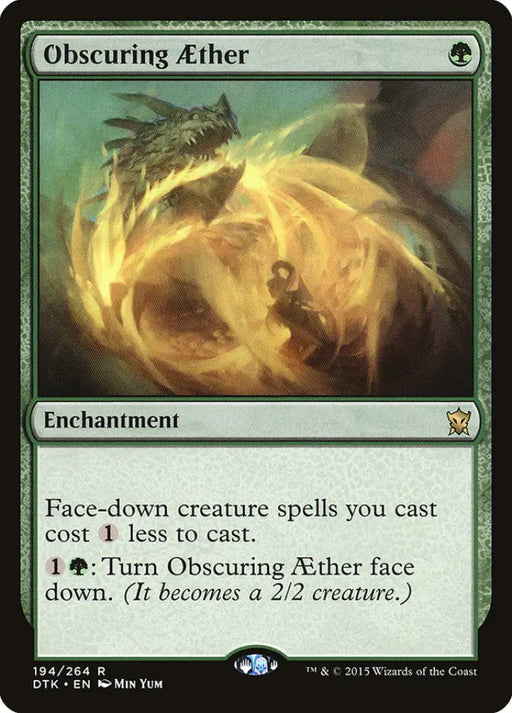 Obscuring Aether [Dragons of Tarkir] - MTG Single