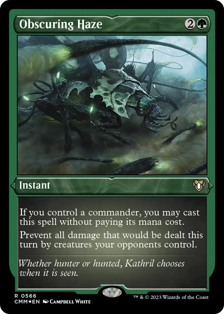 Obscuring Haze (Foil Etched) [Commander Masters] - MTG Single
