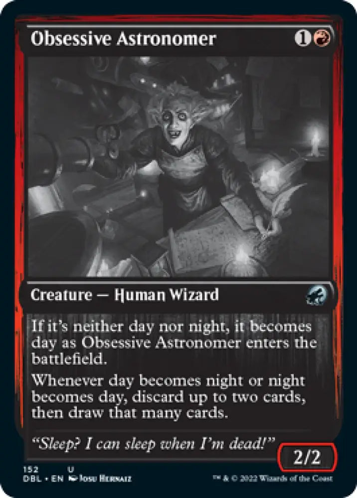 Obsessive Astronomer [Innistrad: Double Feature] - MTG Single