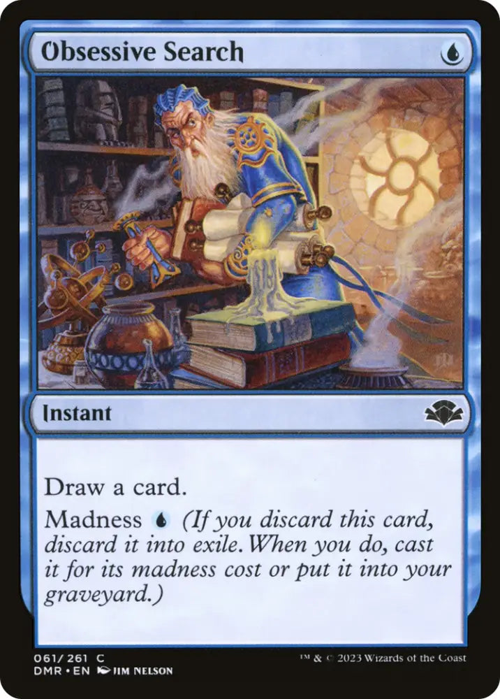 Obsessive Search [Dominaria Remastered] - MTG Single