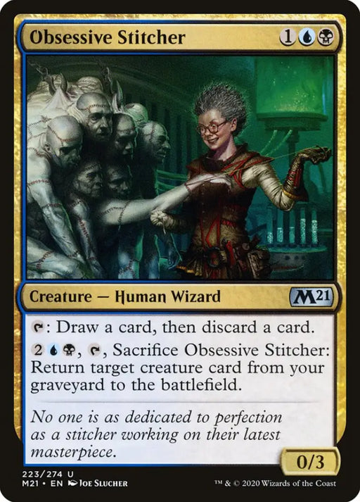 Obsessive Stitcher [Core Set 2021] - MTG Single