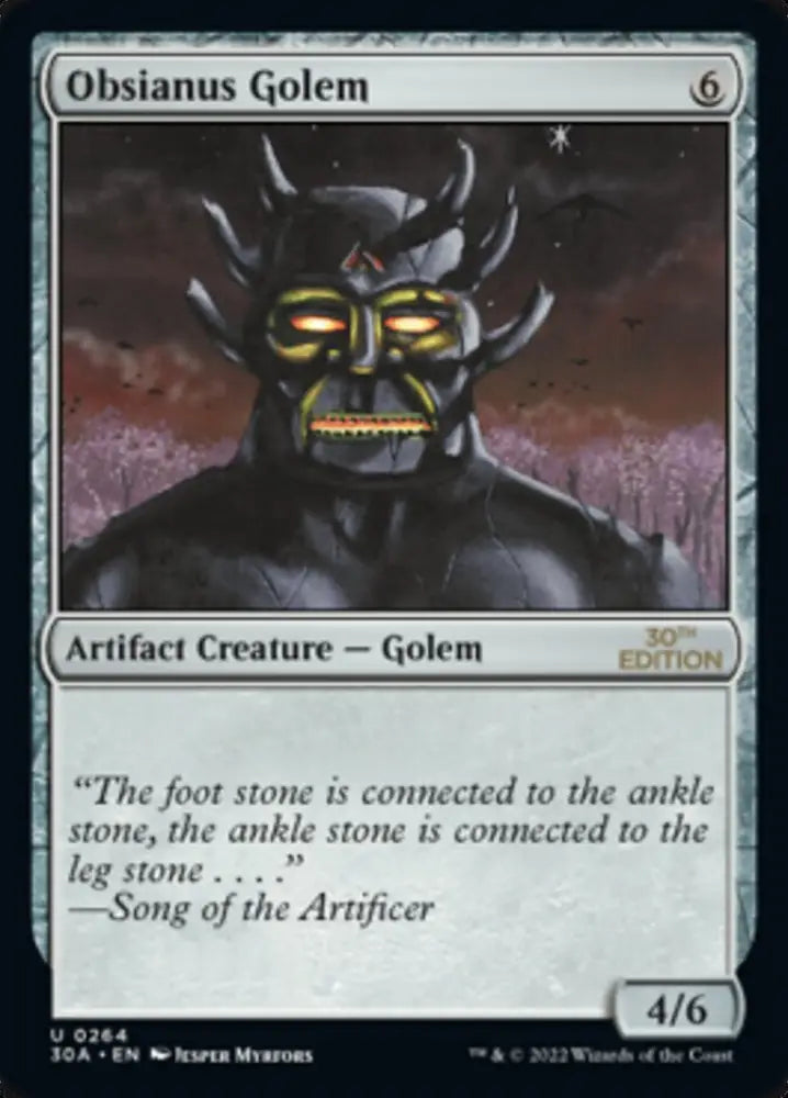 Obsianus Golem [30th Anniversary Edition] - MTG Single