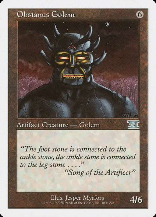 Obsianus Golem [Classic Sixth Edition] - MTG Single