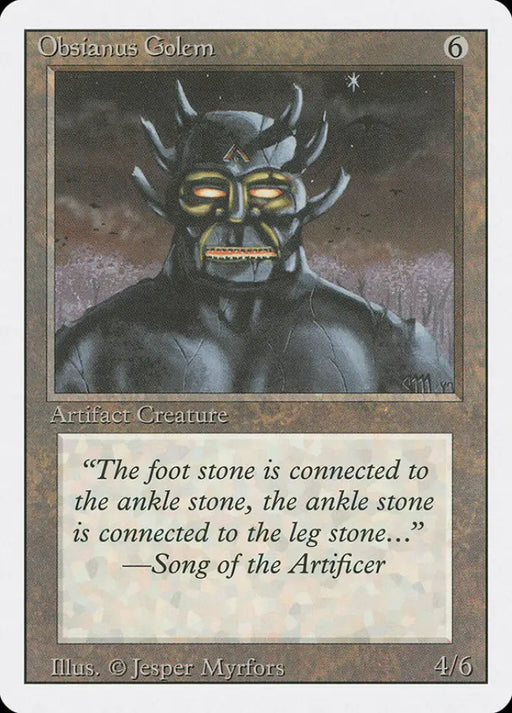 Obsianus Golem [Revised Edition] - MTG Single