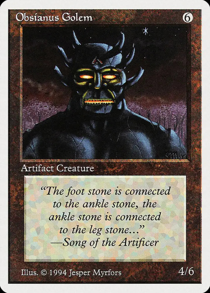 Obsianus Golem [Summer Magic / Edgar] - MTG Single