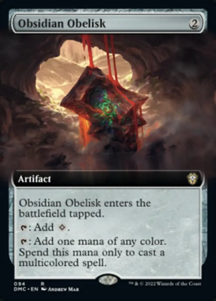 Obsidian Obelisk (Extended Art) [Dominaria United Commander] - MTG Single