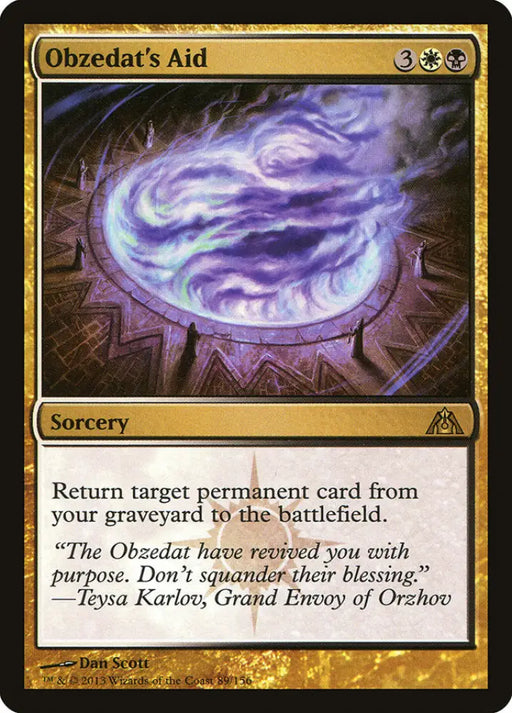 Obzedat’s Aid [Dragon’s Maze] - MTG Single