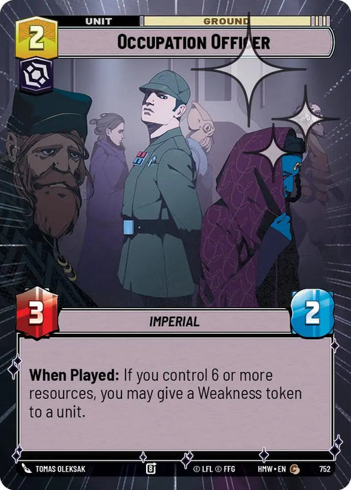 Occupation Officer (Hyperspace Foil) (752) [Homeworlds]