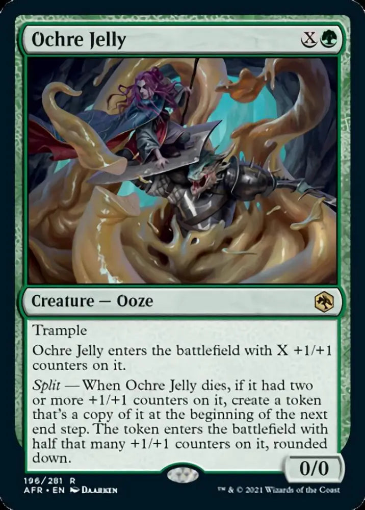 Ochre Jelly [Dungeons & Dragons: Adventures in the Forgotten Realms] - MTG Single
