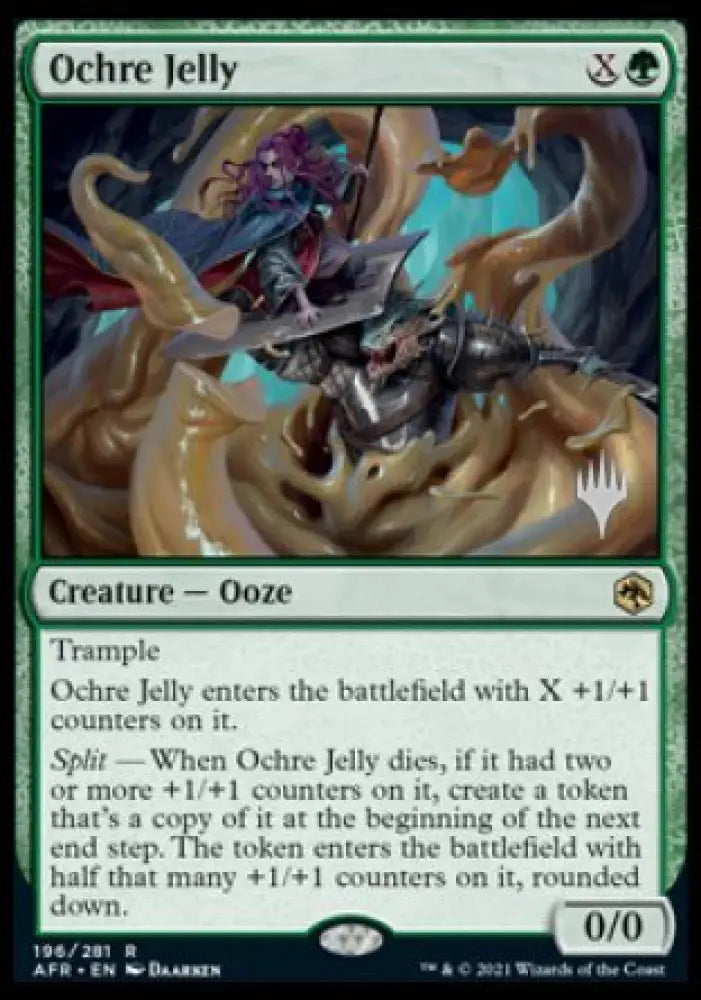 Ochre Jelly (Promo Pack) [Dungeons & Dragons: Adventures in the Forgotten Realms Promos] - MTG Single