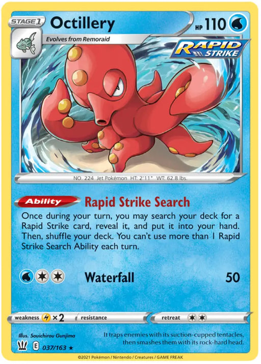 Octillery (037/163) [Sword & Shield: Battle Styles] - Pokemon Single
