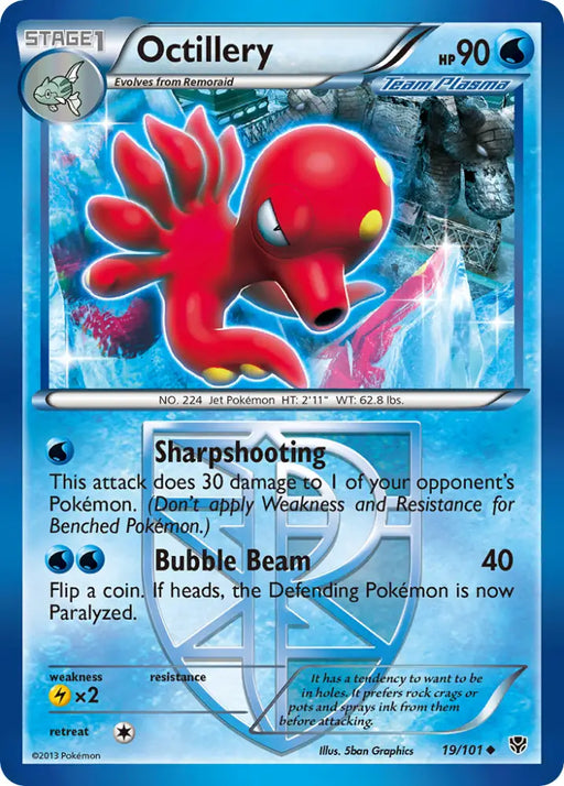 Octillery (19/101) [Black & White: Plasma Blast] - Pokemon Single