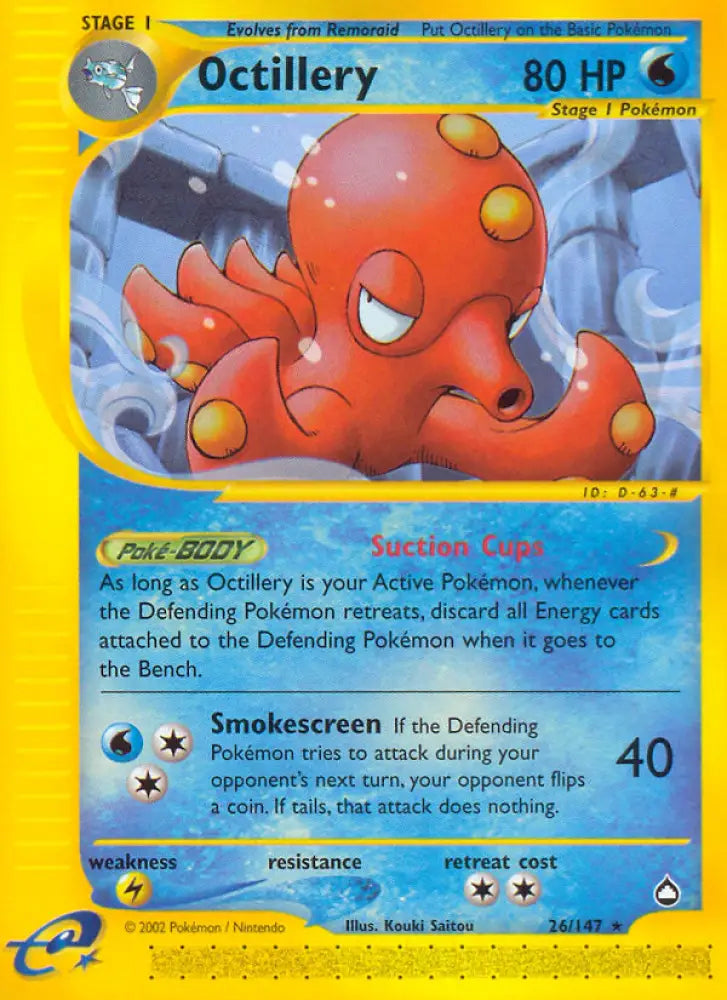 Octillery (26/147) [Aquapolis] - Pokemon Single