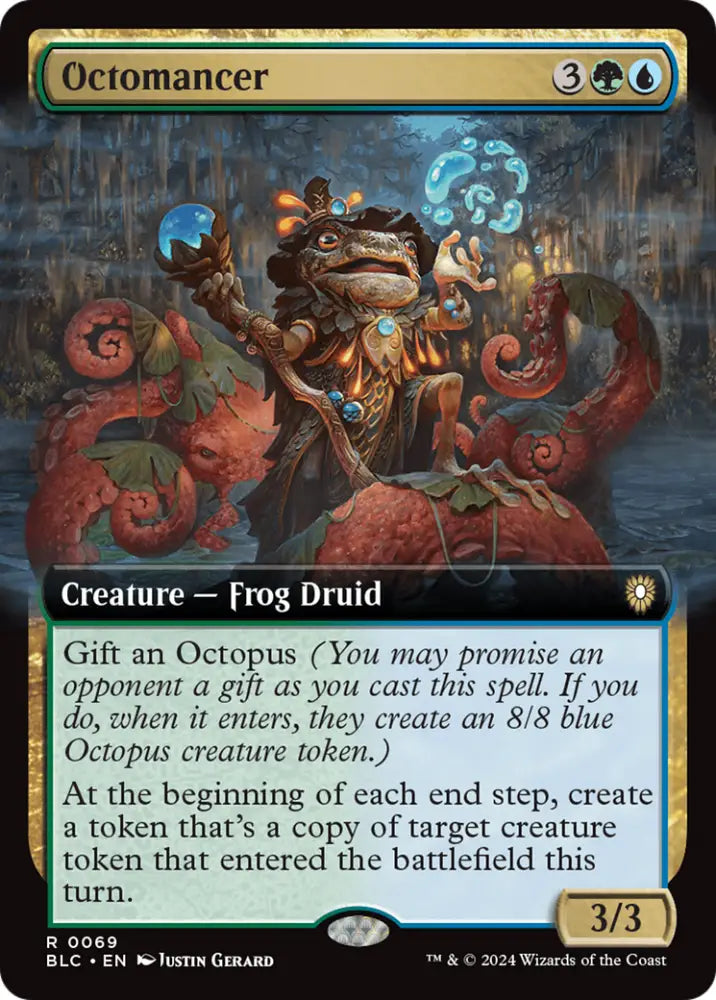 Octomancer (Extended Art) [Bloomburrow Commander] - MTG Single