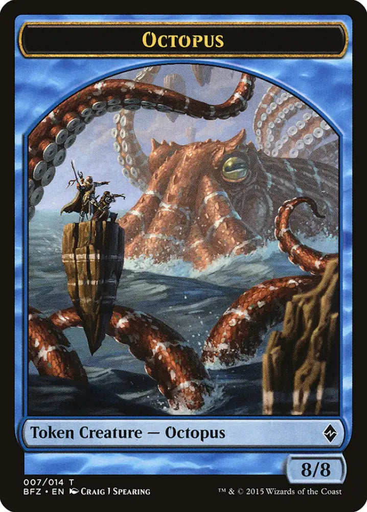 Octopus Token [Battle for Zendikar Tokens] - MTG Single