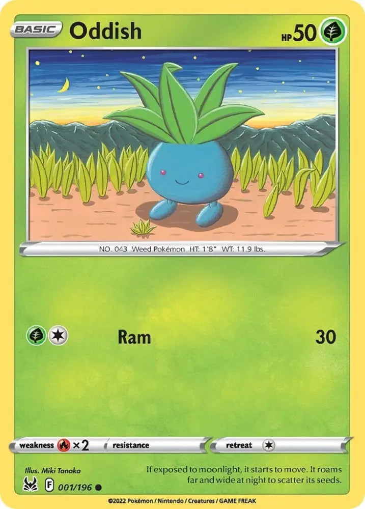 Oddish (001/196) [Sword & Shield: Lost Origin] - Pokemon Single