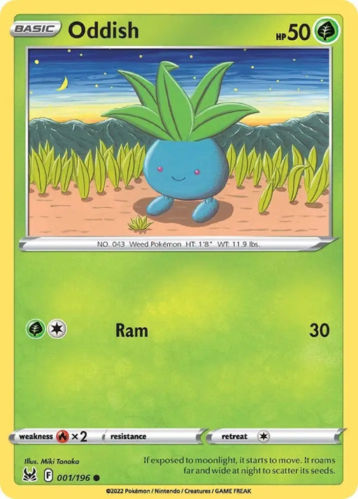 Oddish (001/196) [Sword & Shield: Lost Origin] - Pokemon Single