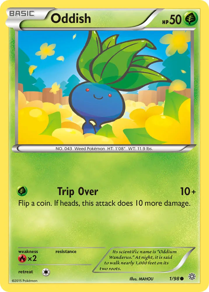 Oddish (1/98) [XY: Ancient Origins] - Pokemon Single