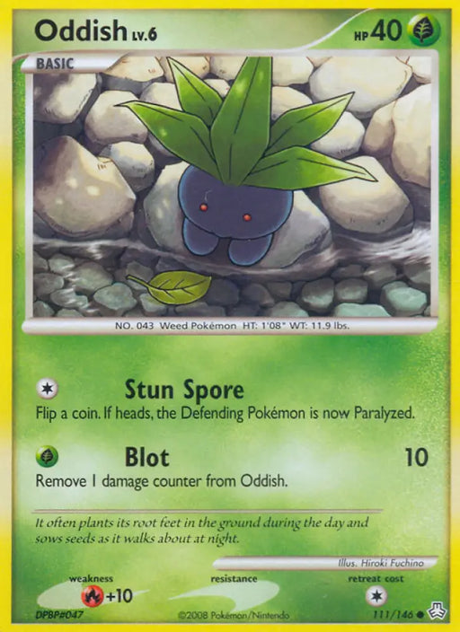 Oddish (111/146) [Diamond & Pearl: Legends Awakened] - Pokemon Single