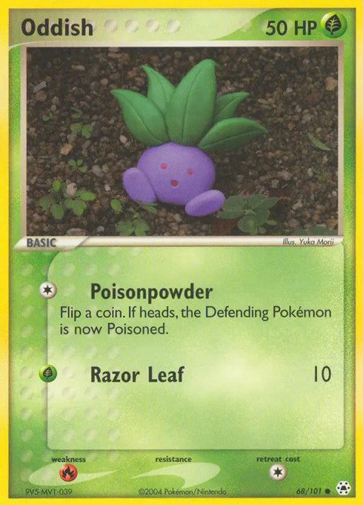 Oddish (68/101) [EX: Hidden Legends] - Pokemon Single